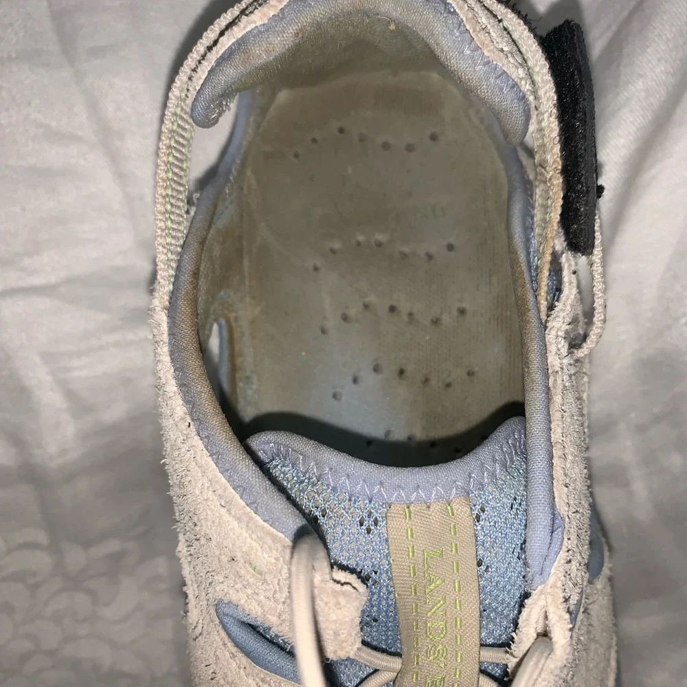 Lands' End Athletic Shoes - White, Blue, Black size 8